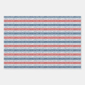 クリスマス碑包み紙シートセット ラッピングペーパーシート (正面2)