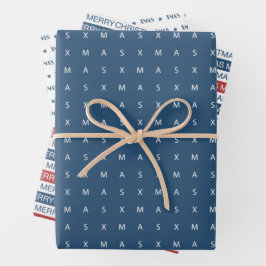 クリスマス碑包み紙シートセット ラッピングペーパーシート