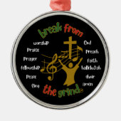 クリスマス礼拝BFTGオーナメント メタルオーナメント (正面)