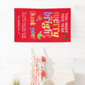 クリスマス社員ありがとう 横断幕 (インサイチュ)