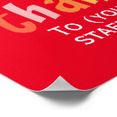 クリスマス社員に感謝 ポスター (角)