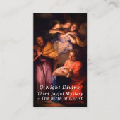 クリスマス祈りの言葉カード コーリングカード (正面)