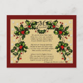 クリスマス祈りの言葉 シーズンポストカード (正面)