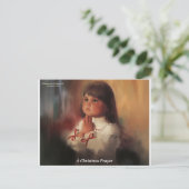 クリスマス祈りの言葉 シーズンポストカード (スタンド正面)