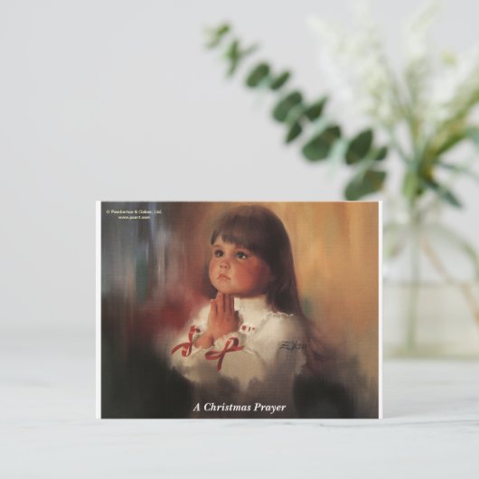 クリスマス祈りの言葉 シーズンポストカード (スタンド正面)