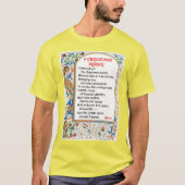 クリスマス祈りの言葉（ドナルドトランプ）マンズスウェットシャツ Tシャツ (正面)