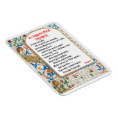 クリスマス祈りの言葉(ドナルド・トランプ)マグネット#1 マグネット (右側)