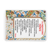 クリスマス祈りの言葉(ドナルド・トランプ)マグネット#1 マグネット (横)