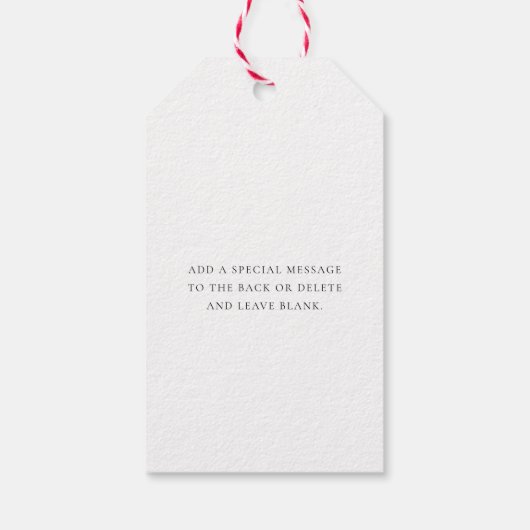 クリスマス祝いで売り切れおもしろいる ギフトタグ (裏面)