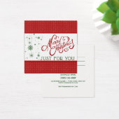 クリスマス祝いのギフトカード証明書 (デスク)