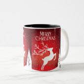 クリスマス祝い ツートーンマグカップ (正面右)