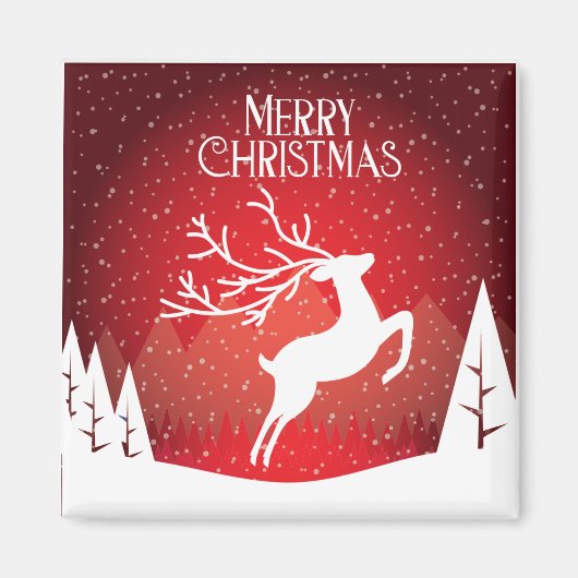 クリスマス祝い マグネット (正面)