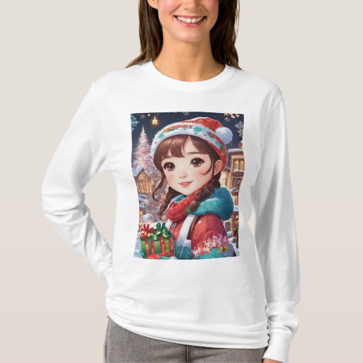 クリスマス祝い Tシャツ (正面)