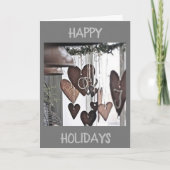 ***クリスマス祝には休暇** カード (正面)