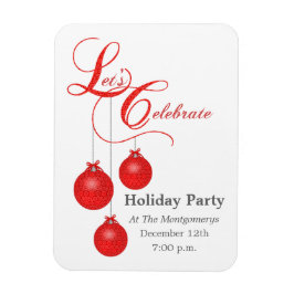 クリスマス祝に日付を保存しよう マグネット