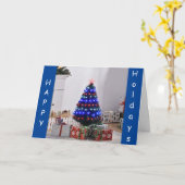 クリスマス祝の時間 カード (黄色い花)