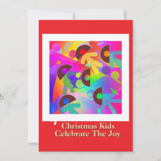 クリスマス祝キッズザジョイ・レッド シーズンカード (正面)