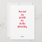 クリスマス祝キッズザジョイ・レッド シーズンカード (裏面)