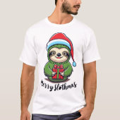 クリスマス祝魔法スロッスの精神 Tシャツ (正面)