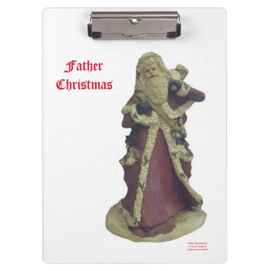 「クリスマス神父」 クリップボード (正面)