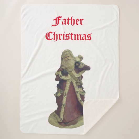 「クリスマス神父」 シェルパブランケット (正面)