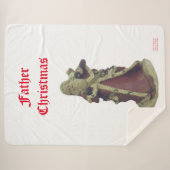 「クリスマス神父」 シェルパブランケット (正面(横))