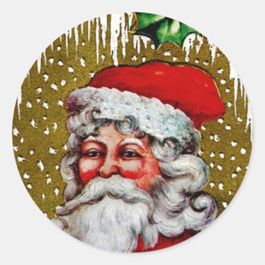 クリスマス神父 ラウンドシール (正面)