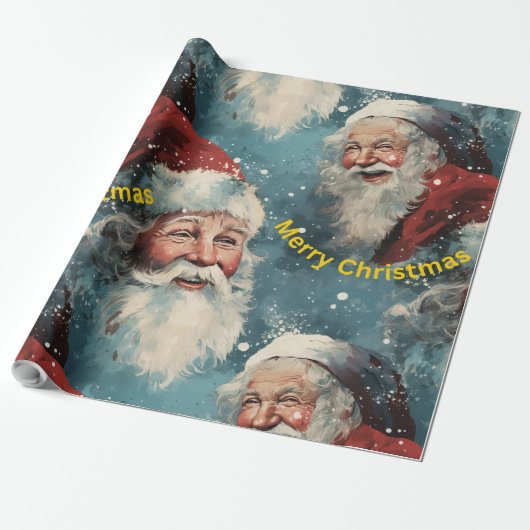 クリスマス神父 ラッピングペーパー (アンロールド)