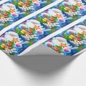 クリスマス神父 ラッピングペーパー (角)