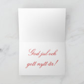 クリスマス神Jul神Jul och Gott nytr IIホリ シーズンカード (内部)