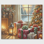 クリスマス祭り ラッピングペーパー (フラット)