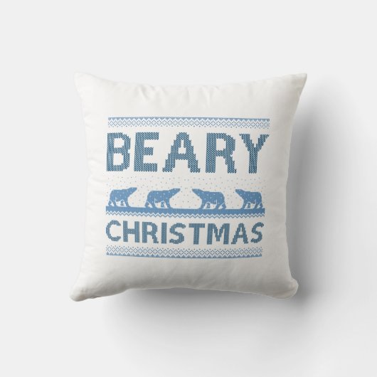 クリスマス祭 クッション (裏面)