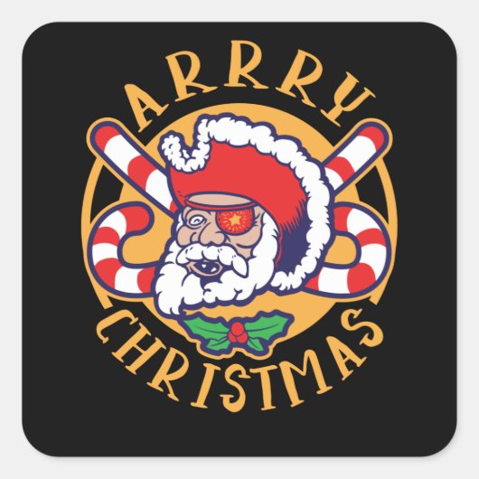 クリスマス祭 スクエアシール (正面)