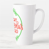 クリスマス私たちの初めてのクリスマス結婚したマグ カフェラテマグ (右)