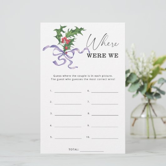 クリスマス私たちはブライダルシャワーゲーム (スタンド正面)