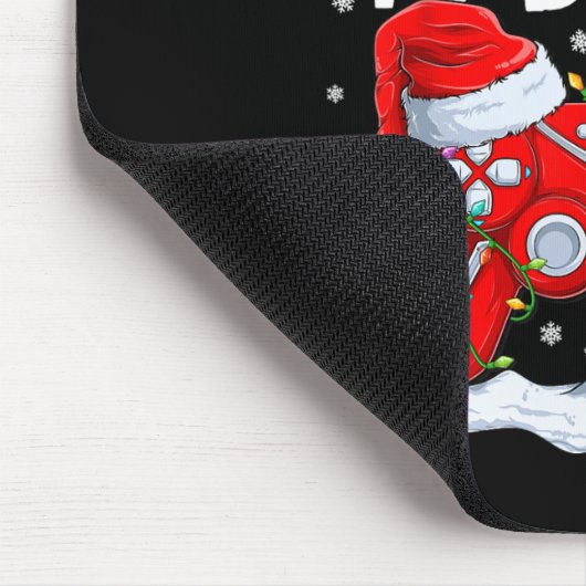 クリスマス私はここに来るために私のゲームを一時停止おもしろいゲーマーボー マウスパッド (コーナー)