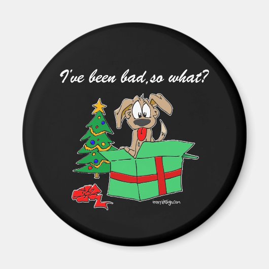 クリスマス私は悪かったから何が? マグネット (正面)