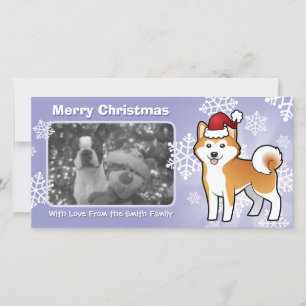 クリスマス秋田イヌ/柴犬 シーズンカード