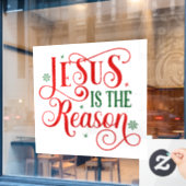 クリスマス窓がくっついている ウィンドウサイン (カフェ窓)