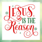 クリスマス窓がくっついている ウィンドウサイン (シート3)