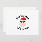 クリスマス笑わされるの醜いクリスマスおもしろい ポストカード (正面/裏面)