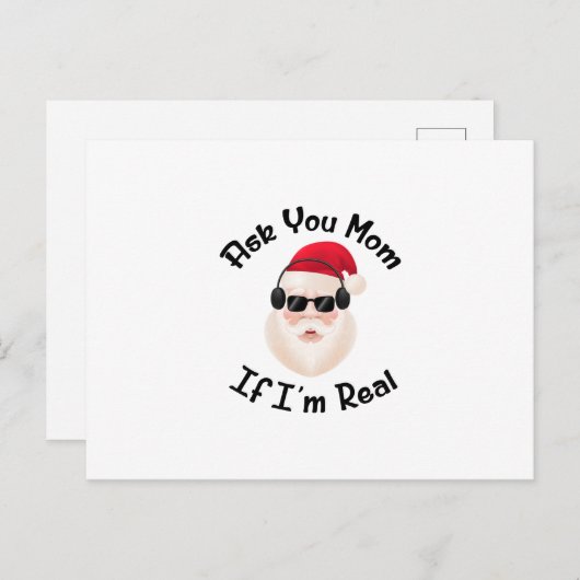 クリスマス笑わされるの醜いクリスマスおもしろい ポストカード (正面/裏面)