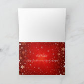 クリスマス笑わされるウンチサンタとヘルパー絵文字 シーズンカード (内部)