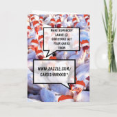 クリスマス笑わされる シーズンカード (裏面)