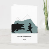 クリスマス笑わされる シーズンカード (裏面)