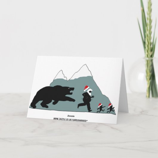 クリスマス笑わされる シーズンカード (裏面)