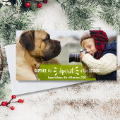 クリスマス精神のタイポグラフィを捉えお洒落る シーズンカード