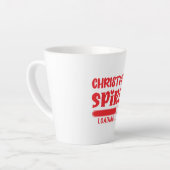 クリスマス精神 カフェラテマグ (左アングル)