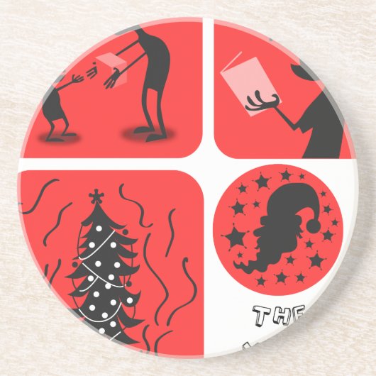 クリスマス精神 コースター (正面)
