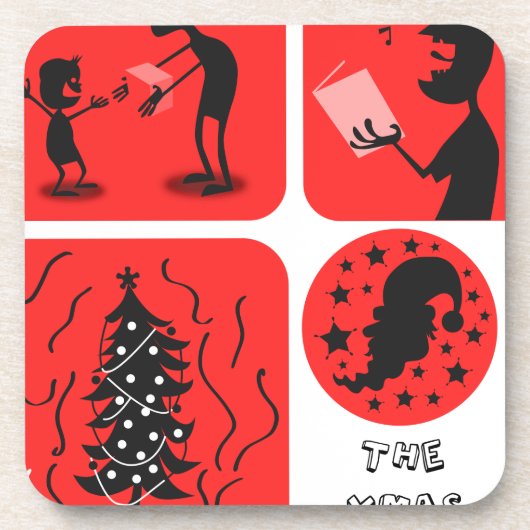 クリスマス精神 コースター (正面)